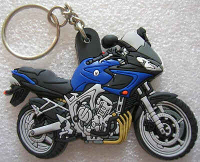 BM-MOTORSPORT Schlüsselanhänger 3D Yamaha 600 Fazer Modell 2004 blau blue Kunststoff TRO3D13