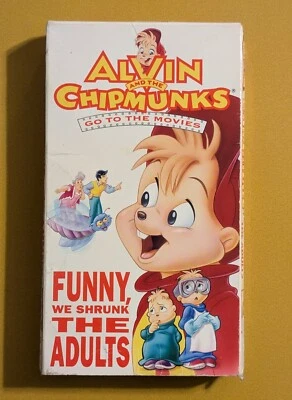 Alvin And The Chipmunks Go To The Movies - Funny We Shrunk The Adults (VHS) 90s - Image 1 of 4