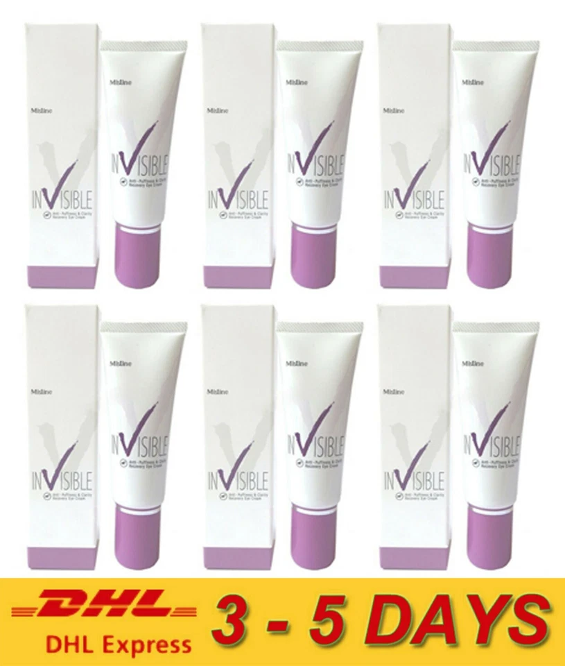6x Mistine Invisible Anti Puffiness Clarity Brighten Nourishing Eye Cream 15g - Image 1 of 4