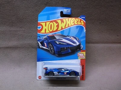 风火轮 2022 #190 蓝色雪佛兰 CORVETTE C8.R 热杆赛车超级赛车 — 第 1/3 张图片