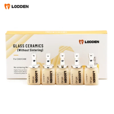 LODDEN C14 Emax Dental Glass Ceramic Without Sintering CAD/CAM Cerec Block 5PCS/BOX