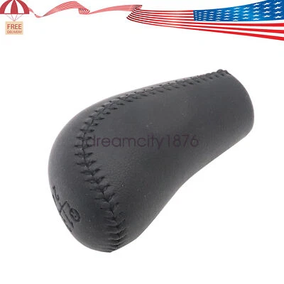 Fits For Toyota Tacoma 2005-2015 Black 6 speed Leather Gear Shift Knob - Imagem 1 de 4