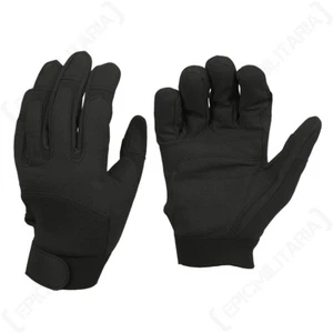 Guantes negros - Exterior Trabajo Ej?rcito Militar ACOLCHADO Airsoft T?ctico - Imagen 1 de 4