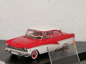 FORD TAUNUS 17M 1957 Red/White PremiumX 1/43 Ref PRD387 - Imagen 1 de 1
