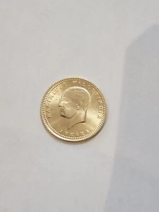 101 Yrs Old 1923 #99 out of 1,300 Mint TURKEY 100 KUR GOLD COIN 7.22gr Ext/Good - Picture 1 of 10