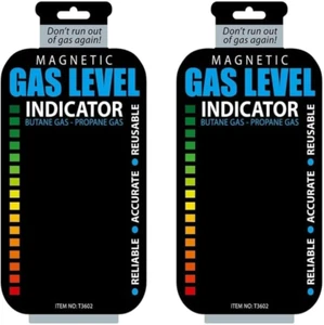 2Pcs Magnetic Propane Butane LPG Gas Tank Level Indicator for Outdoor Cooking - Picture 1 of 12