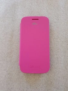 Wiko Original Coque Arrière étui portefeuille Wiko Cink Five rose, noir, bleu - Picture 1 of 12