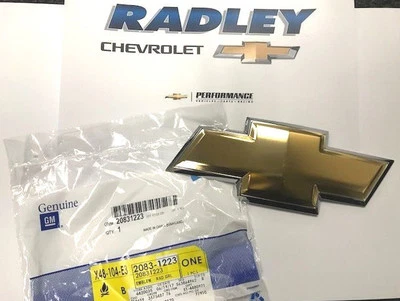 Chevrolet GM OEM 05-08 Uplander Front Bumper-Emblem Badge Nameplate 20831223 B63 - Image 1 of 4