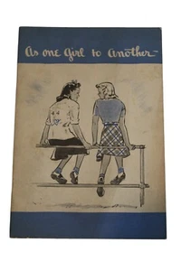 Vintage Kotex One Girl To Another Advertising Pamphlet Period Booklet 1940 - Picture 1 of 5