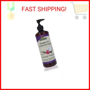 Nature's Answer Essential Oil Conditioner with Pump, Coconut Vanilla, 16-Ounce | - Picture 1 of 2