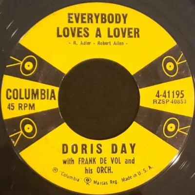 Doris Day | Everybody Loves A Lover | Instant Love | 1958 Columbia Vinyl 45 RPM - Image 1 of 2