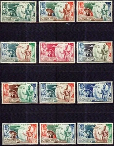 FRENCH COLONIES -1949 – 75TH ANN. OF UPU COMPLETE SET -VF** - Picture 1 of 1