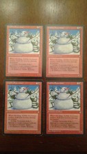 MTG 4x Goblin Snowman Ice Age Edition!