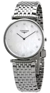Longines La Grande Classique Stainless Steel Diamond Womens Watch L4.709.4.88.6 - Picture 1 of 3