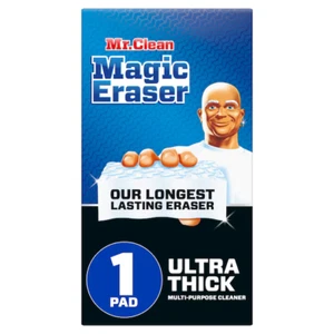 Mr. Clean Magic Eraser Ultra Thick Melamine Cleaning Pad Sponge Heavy Duty Clean - Picture 1 of 6