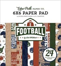 Echo Park Paper Football 6x6 Scrapbook Paper Cardstock Pad