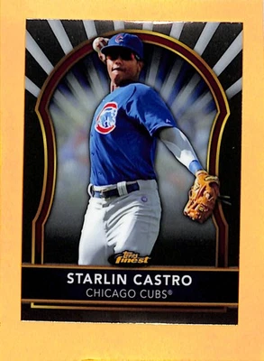 2011 Finest #33 Starlin Castro Chicago Cubs - Image 1 of 2