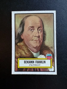 1952 Topps Look n' See Benjamin Franklin #21 *EX+* sehr gepflegt siehe Bilder - Bild 1 von 2
