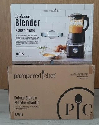 Pampered Chef Deluxe Blender Hochleistungsmixer mit Kochfunktion #100222 NEU OVP - Bild 1 von 3