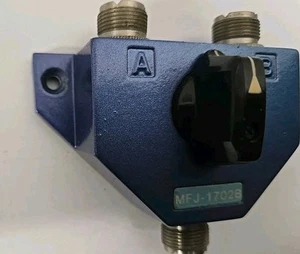 MFJ 2 Position Antenna Coax Switch MFJ-1702B Ham Radio Broken Tab - Picture 1 of 6