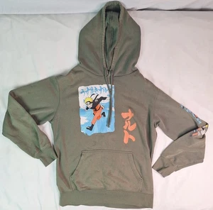 Vintage Naruro Shippuden Grafik Langarm Anime Hoodie Pullover Herren Gr. M - Bild 1 von 7