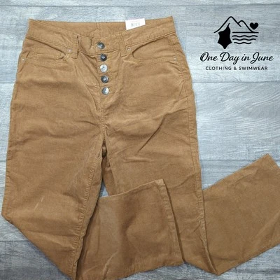 Style & Co. Pantalones cortos de pana de tiro medio Core talla 10 Foto 1 de 4