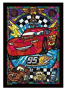 266 piece Jigsaw Puzzle Stained Art Disney Cars Lightning McQueen F/S w/Track# - Picture 1 of 7