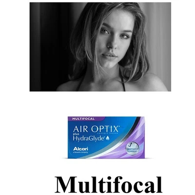 ALCON Air Optix plus Hydraglyde Multifocal 3er Packung ADD LO / MED / HI - Bild 1 von 4