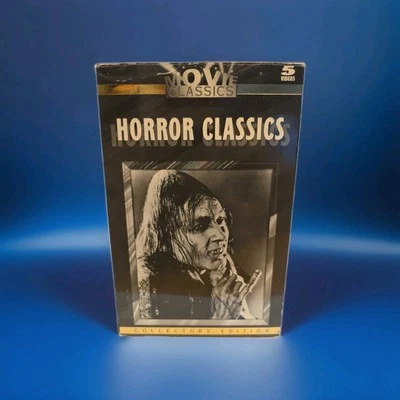 Horror Movie Classics 5 VHS Set Karloff Barrymore Lon Chaney Collectors Edition - Image 1 of 4