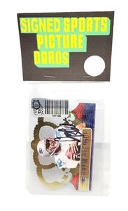 Tarjeta coleccionable autografiada de Drew Bledsoe 1999 Pacific Crown Royale #83 - Imagen 1 de 3