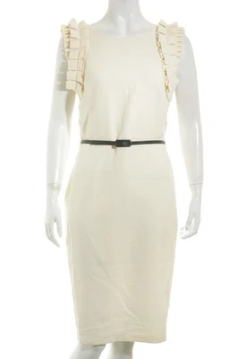 PAPER DOLLS Kleid Damen Gr. DE 38 creme-schwarz klassischer Stil - Bild 1 von 4