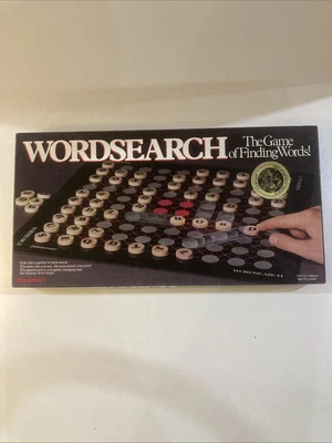 VINTAGE Wordsearch The Game of Finding Words! by Pressman 1988 Complete - Image 1 of 4