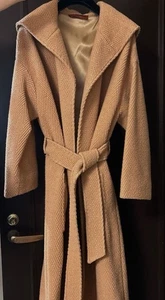 Missoni Damen M Vhtf Gürtel braun camel langer Mantel orange Etikett fast unbenutzt elegant - Bild 1 von 7