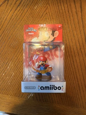 (Nintendo Super Smash Bros.) Mario Amiibo [Caja abierta con daños leves] Foto 1 de 3