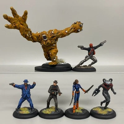 RAVAGER/CLAYFACE/BLACK MANTA BATMAN MINIATURE GAME KNIGHT MODELS DC MOBSTERS - image 1 of 4