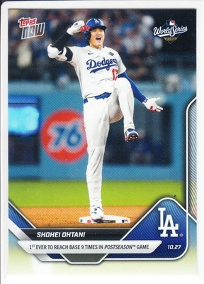 2023, 2024 & 2025 MLB Topps Now Base & Variants You Pick Clark Ohtani Sasaki - Image 1 of 4