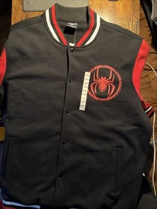 Rare NWT Spider-Man Marvel Varsity Jacket, Size X-Large Miles Morales - Picture 1 of 19