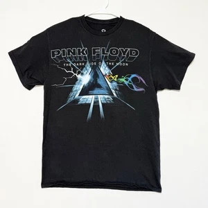 Pink Floyd Dark Side of The Moon Liquid Blue Shirt Mens Large Cotton Black - Picture 1 of 5