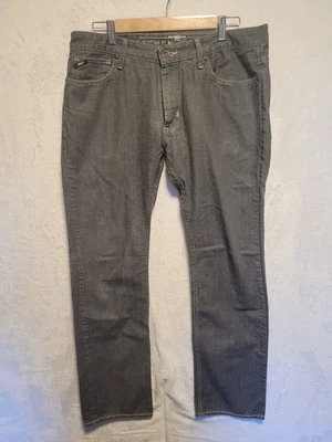 Pantalones de mezclilla para hombre Vans grises talla 34 × 32 rectos Foto 1 de 4