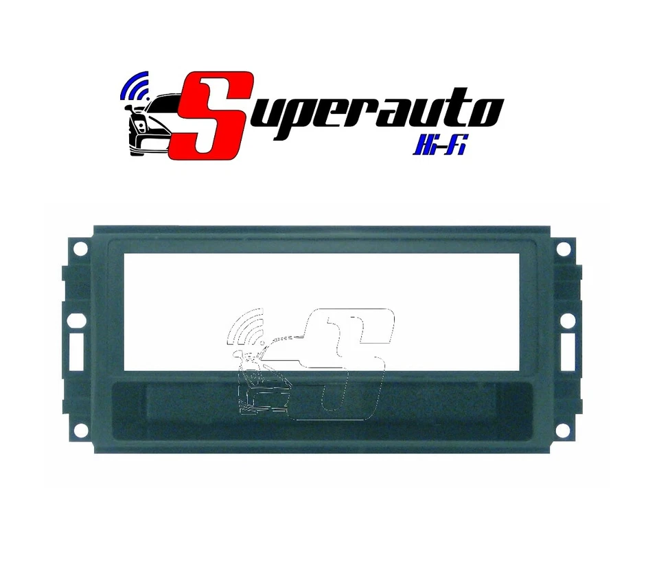PHONOCAR 03428 Mascherina adattatore autoradio JEEP Liberty Wrangler Compass ISO - Immagine 1 di 1