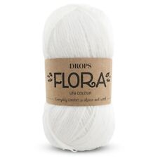 Alpaca and Wool yarn, DROPS FLORA, Yarn for knitting, Sock yarn, Crochet yarn