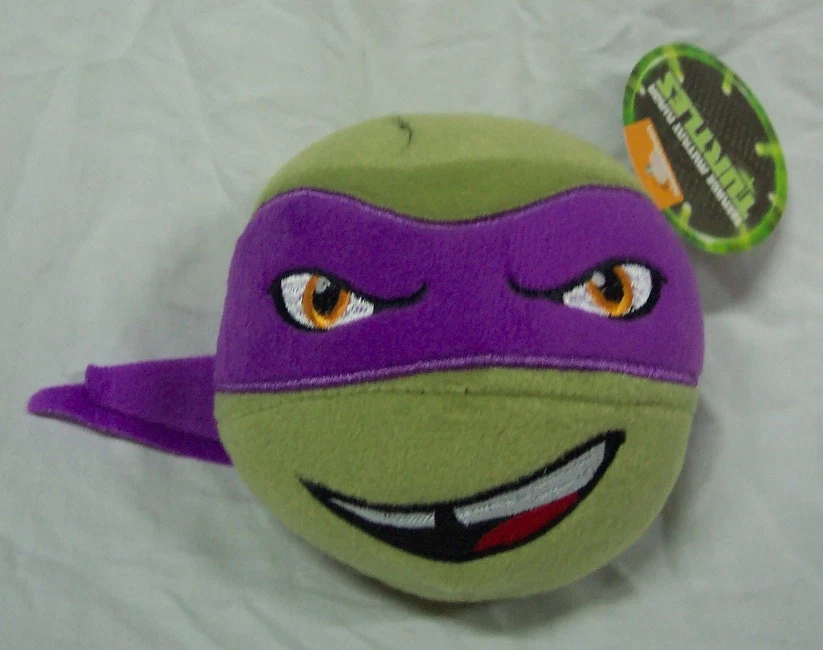 Nickelodeon Teenage Mutant Ninja Turtles Michelangelo 5" Stuffed Plush Head B9n