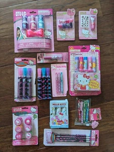 Huge Helly Kitty Lot Lip Gloss Jelly Balm Pens Pencils Markers Chalk Hair Stamp - Picture 1 of 7