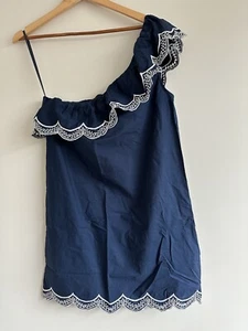 MISS SHOP Myer / womens bodycon dress size 8 Navy Blue One Shoulder Dress - Picture 1 of 3