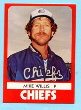 1980 TCMA Minor League Syracuse Chiefs  - Mike Willis- Box 912