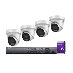 LTS AI 4-Camera Bundle 4MP IP 4CH WDR PoE NVR 2TB HDD - Picture 1 of 1