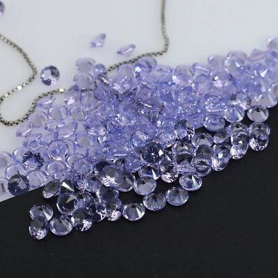 2.0-3.0mm Round Cut Amethyst Nano Crystal Heat Resistant Gemstone - Image 1 of 4