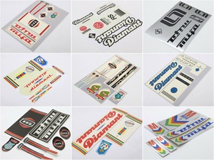 MIFA und DIAMANT DDR Decals Sticker Dekor Set 60/70/80/90er Klapprad Aufkleber