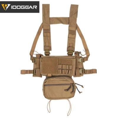 IDOGEAR Modular Tactical Chest Rig Tactical Vest MK3 Full Set w/ 5.56 Mag Pouch - Image 1 of 4