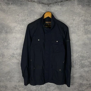 Men’s WoolRich Jacket Windbreaker Blue Nylon Size M - Picture 1 of 11